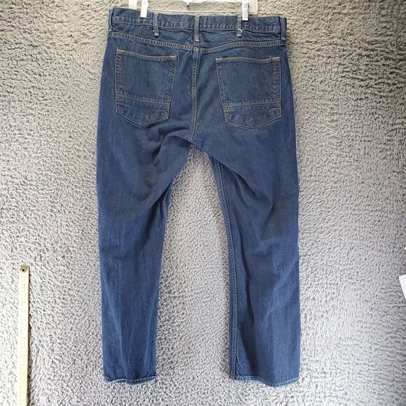 Arizona Jeans Mens 38x30 Blue Boot Cut Denim 5-Pocket Style - Picture 6 of 13